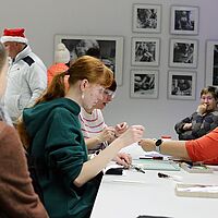 Impressionen vom Weihnachtsmarkt auf dem Telux-Gelände in Weißwasser mit seinem vielfältigen Angebot an Kunsthandwerk aus der Lausitz.